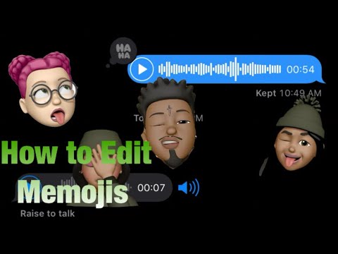 How To Edit Memoji | Memoji Stickers | ios13.2 update - YouTube