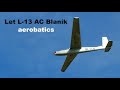 Let L-13 AC Blanik aerobatics | Oldtimer weekend 2021 | 4K