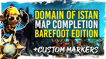 Guild Wars 2 - Domain of Istan Map Completion (Minimum-Mastery) with Custom Markers