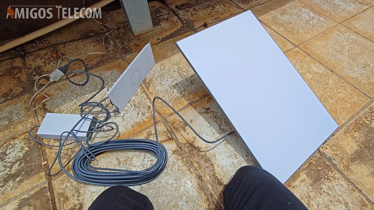 Starlink GEN3 (unboxing e testes de velocidade) Starlink Geração 3