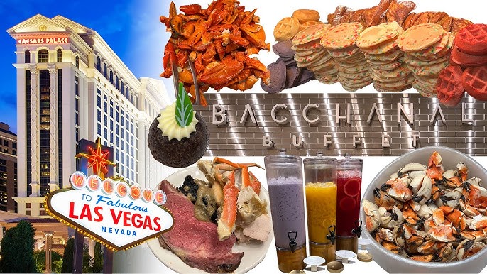 Bacchanal Buffet - 1 of the Best Buffet in Vegas - Inside Caesars Palace,  Nevada, USA - MoVernie on the MOVE