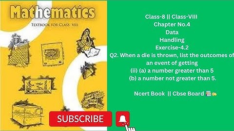 Q2(ii)(a)(b) | Exercise 4.2 Chapter 4 Data Handling Mathematics Ncert | Cbse Board Class8@stdya3a