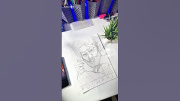 PUSHPA 2 | ALLU ARJUN | DRAWING | PART 1 | OUTLINE | #art #drawing #pushpa2 #alluarjun