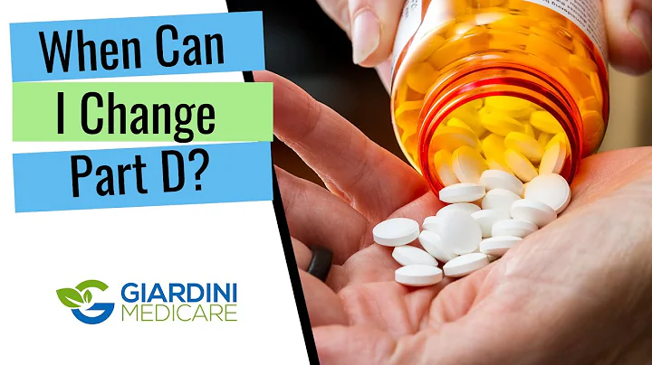 Changing Medicare Part D Coverage (When can you?)