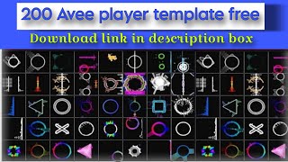 Top 200 Avee player template || Awesome avee player template download link ||.