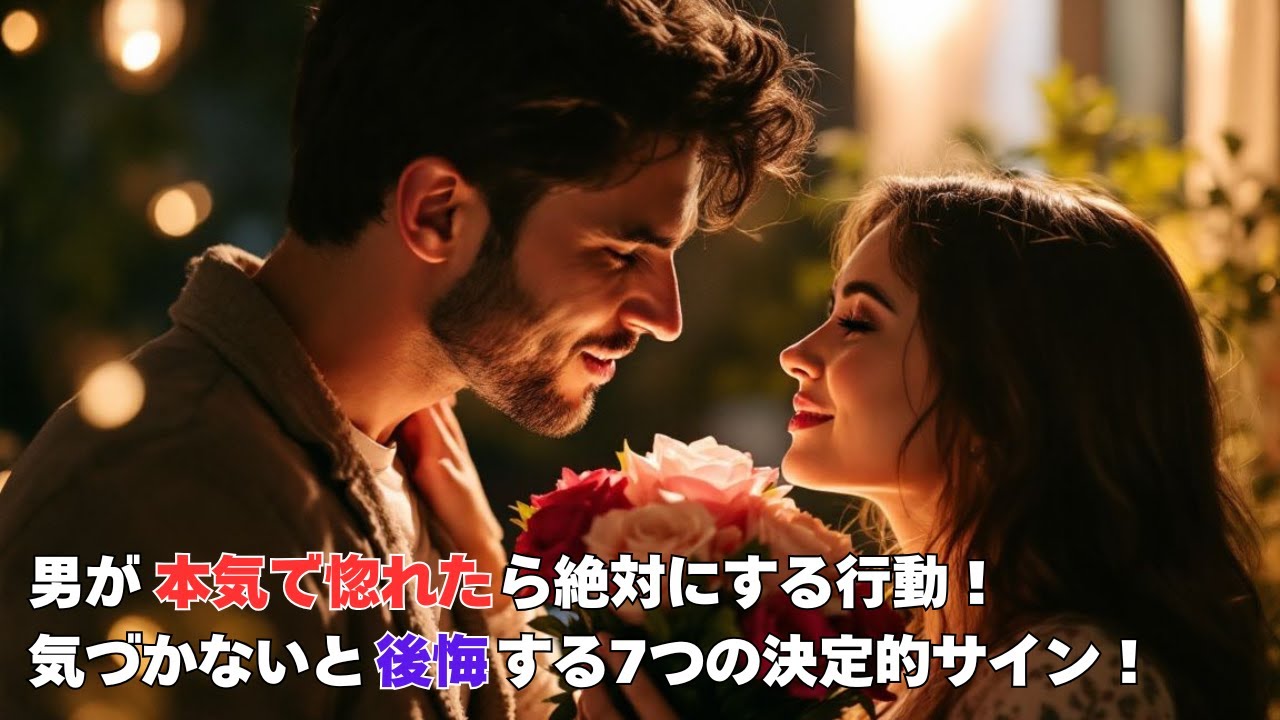 男が本気で惚れたら絶対にする行動！気づかないと後悔する7つの決定的サイン！