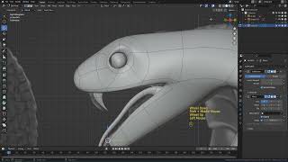 Cobra Snake Modeling, Texturing and Animation in Blender