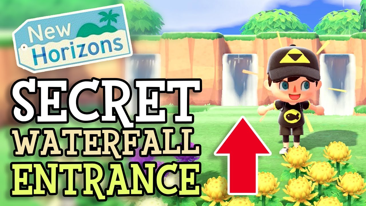 Animal Crossing New Horizons: SECRET AREA & WATERFALL ENTRANCE (Design  Hidden Garden ACNH) [PATCHED]