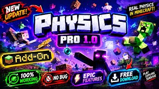 Physics Pro Add-On 100% FREE Download 😱 | Minecraft Bedrock 2026