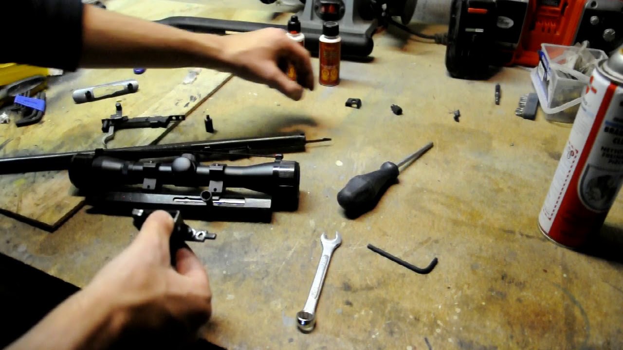 How to Clean and Reassemble a gun Savage 64 YouTube