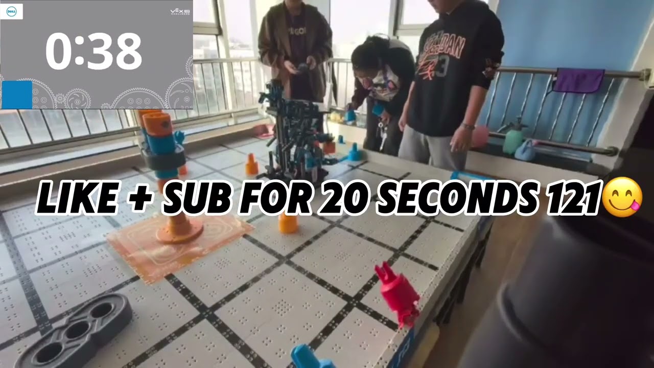 New Chinese 121 robot AGAIN, 219 POINTS SOLO TEAMWORK WITH one beam