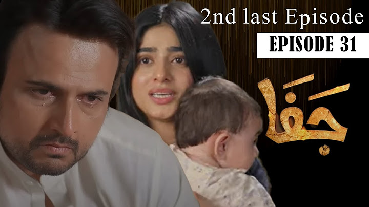 Jafaa  2nd Last Ep 31 |  Jafaa Drama | 16 December