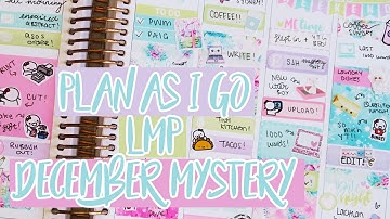 Plan As I Go: December Mystery // Little Miss Paperie