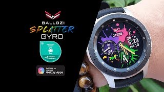 Ballozi SPLATTER GYRO - Premium Splatter Inspired Watch Face - UPDATED! screenshot 4