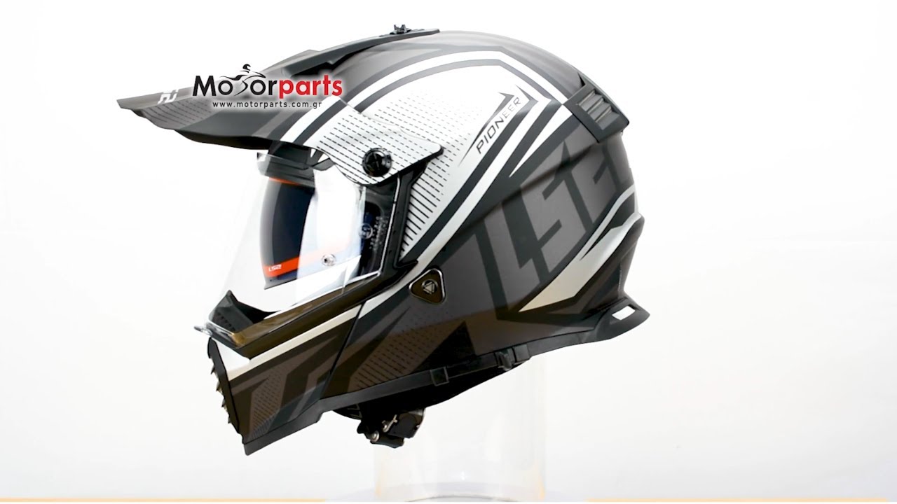 LS2 FF313 Vortex Matt Carbon 360 View - YouTube