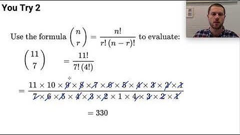 Binomial Coefficient Formula