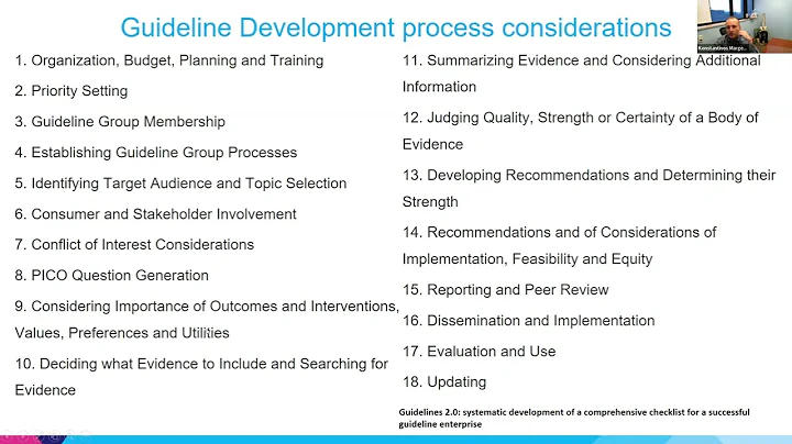 Guidelines: Development methodology and its recent application in Intraoperative Spinal Cord Injury