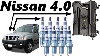 Nissan Xterra Pathfinder Frontier 4.0 spark plugs change