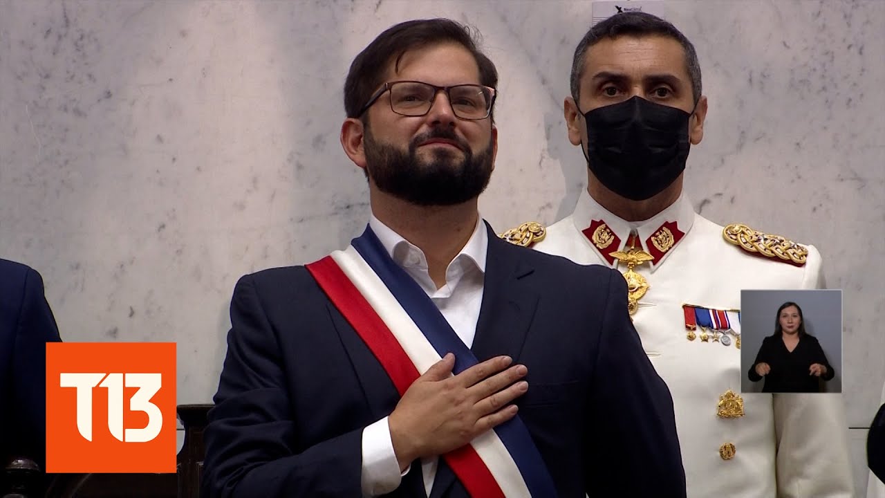 Gabriel Boric jura como Presidente de Chile 2022-2026