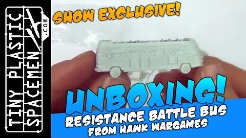 Unboxing: Resistance Battle Bus by Hawk Wargames for Dropzone Commander - Show Exclusive!