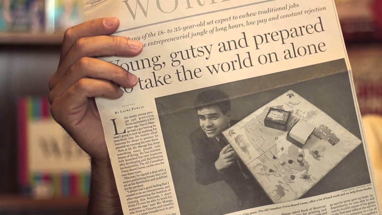 Canadian Trivia Board Game: Entrepreneur Success Story