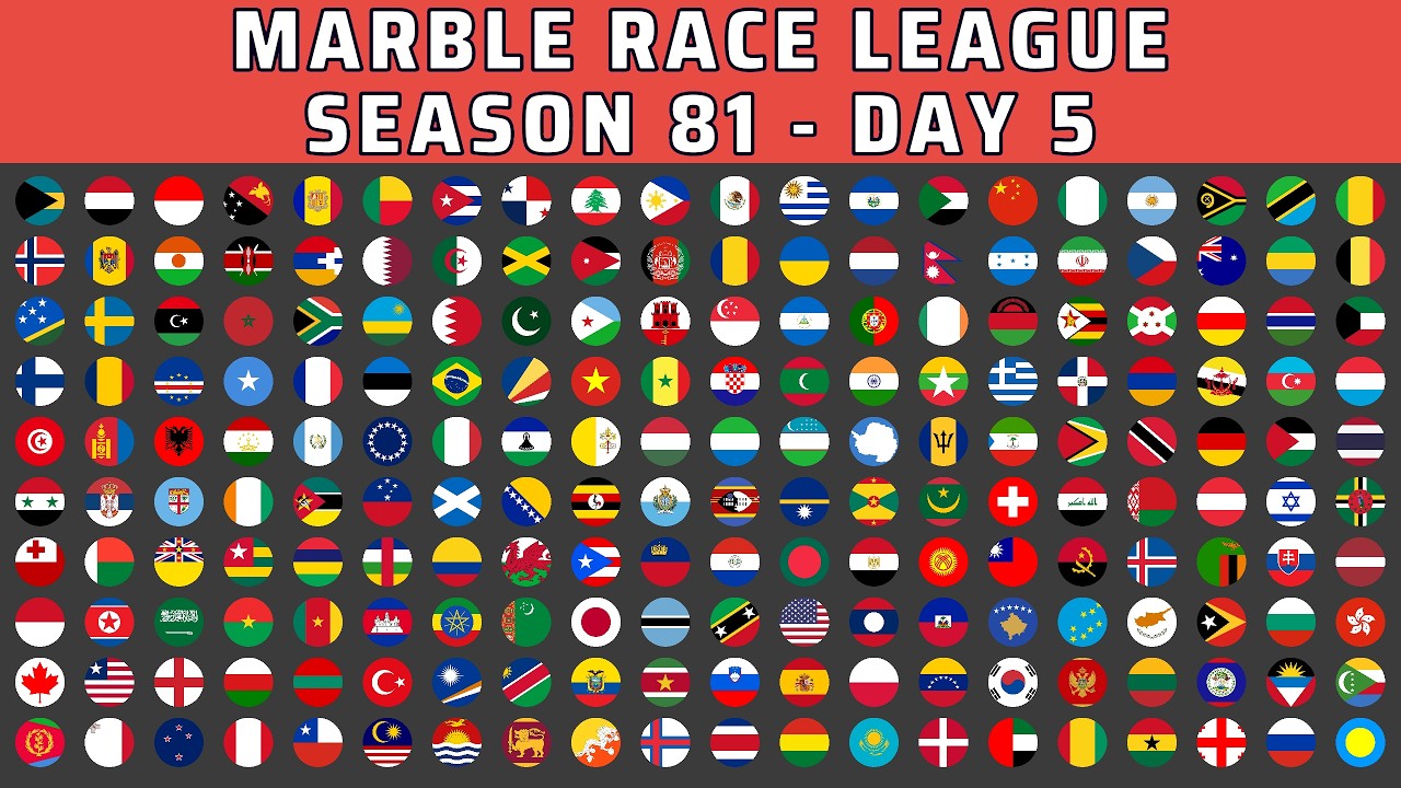 Лига мраморных гонок, сессия 81, день 5 ~ 200 стран