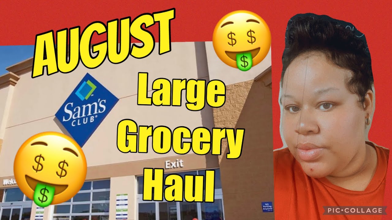 🚨New August SAM’S CLUB HAUL🛒(Food stamp Edition ) groceryhaul 
