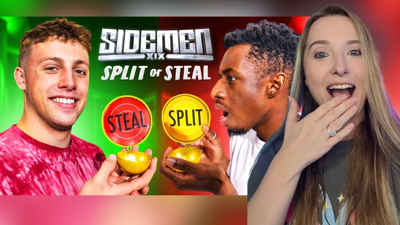 REACTING TO SIDEMEN $100,000 SPLIT OR STEAL