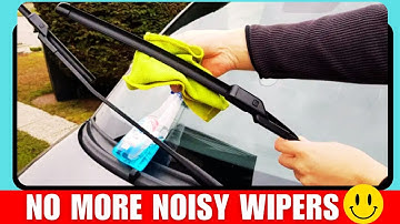 Stop Windshield Wipers from Chattering & Squeaking in Minutes!