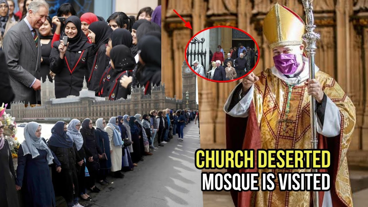 По мере сокращения христианского населения ислам стал популярной религией в Великобритании