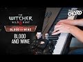 Witcher 3 - Blood and wine (Piano cover + Sheet music)