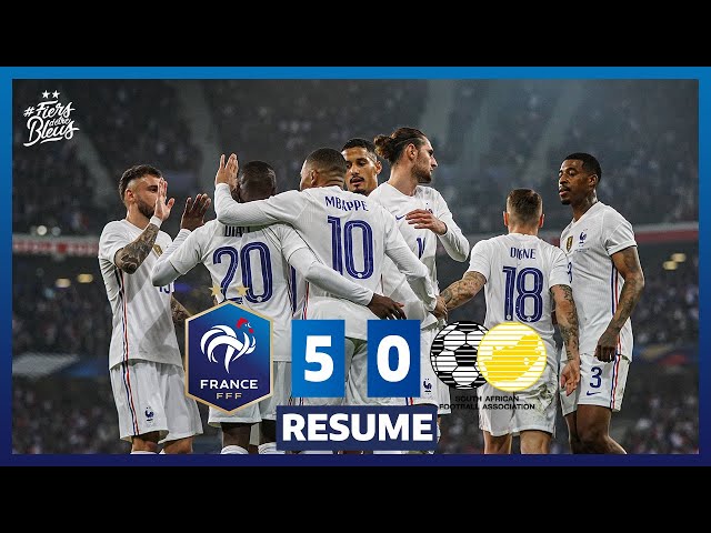 France 5-0 Afrique du Sud class=