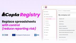 Copla Registry: DORA ICT register execution without spreadsheets