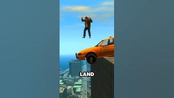 If You Fall Onto a HANGING CAR in GTA Games!