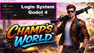 How to Add Login System in Godot 4 | Battle Royale Devlog #2 Profile