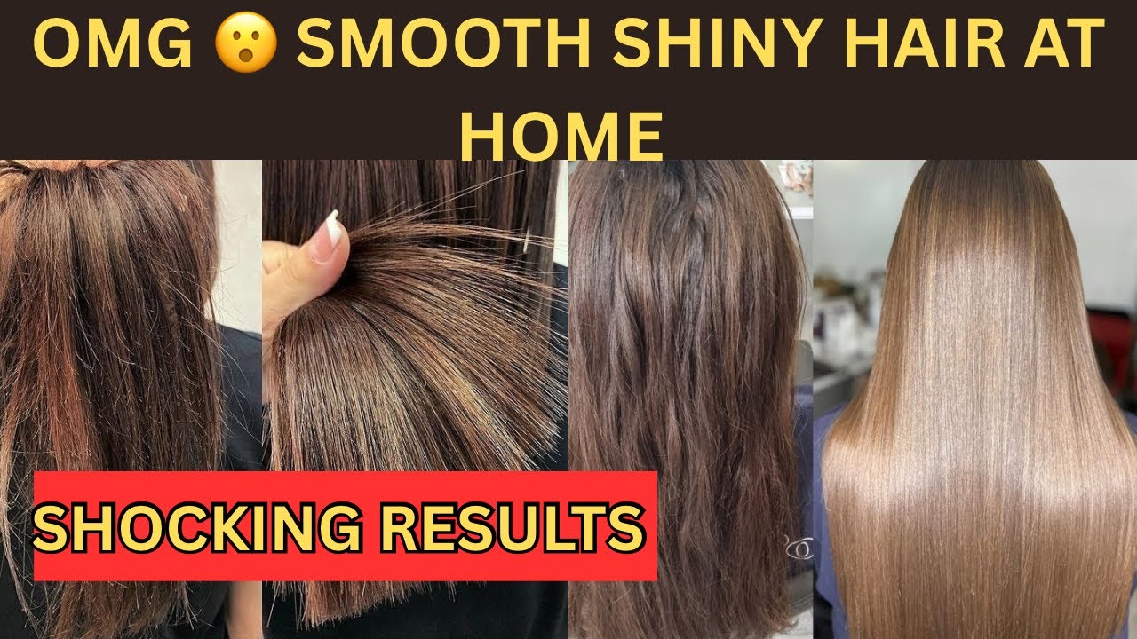 Frizzy Hair Gone! 😱 Keratin at Home | Smooth Shiny Result 