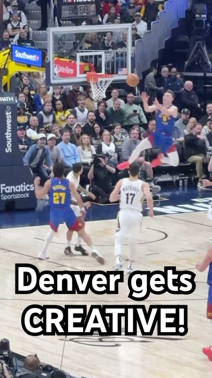 Magic in Denver for the Nuggets on the break! ?