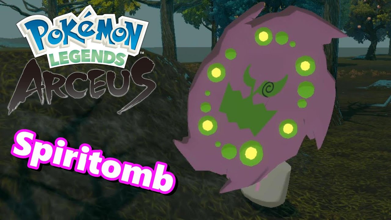 Spiritomb Pokémon Arceus: How to capture it a second time? - Millenium