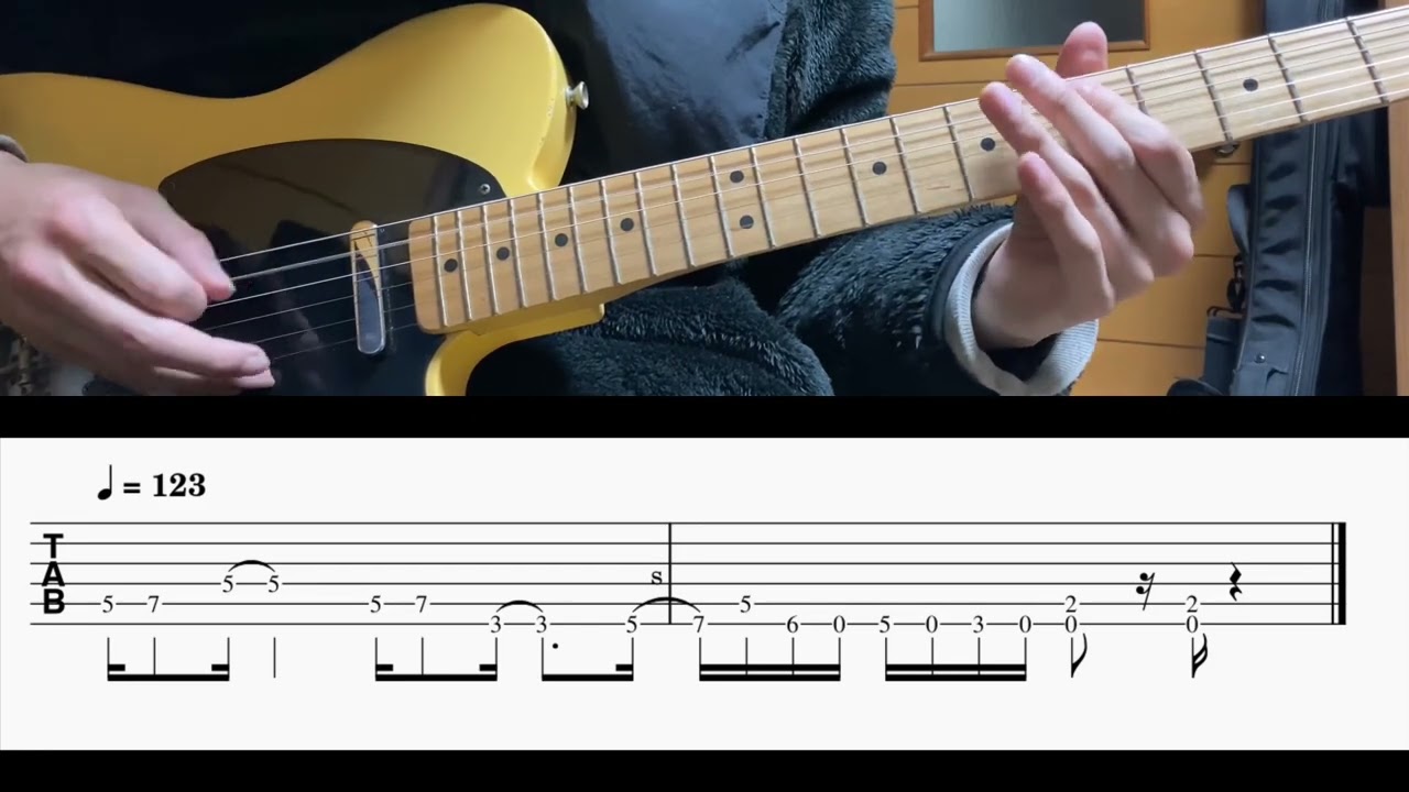 TAB譜] Eat the Rich/Aerosmith Gt riff [ギター] - YouTube