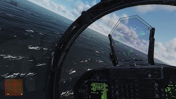 DCS F/A-18 - Case I with Turbulence