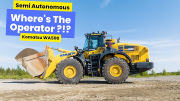 Worlds First Semi Autonomous WA500 Loader