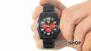 Product demonstration scuderia ferrari men's sf104 paddock chronograph
watch (0830037). buy online now at shop:
http://www.watchshop.com/mens-scuderia-...