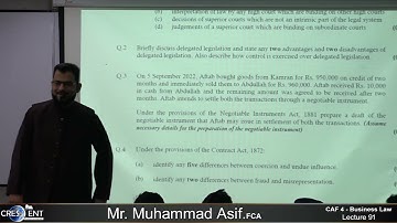 CAF 04 Business Laws: Revision & Practice Session [Part 3 of 3]