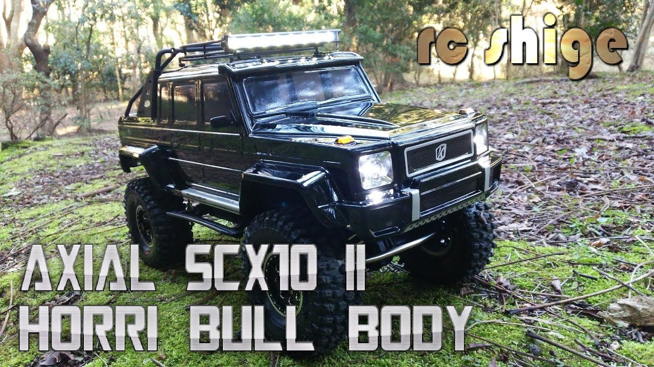 ラジコンカー オフロード Axial Racing SCX10 II HORRI BULL BODY with