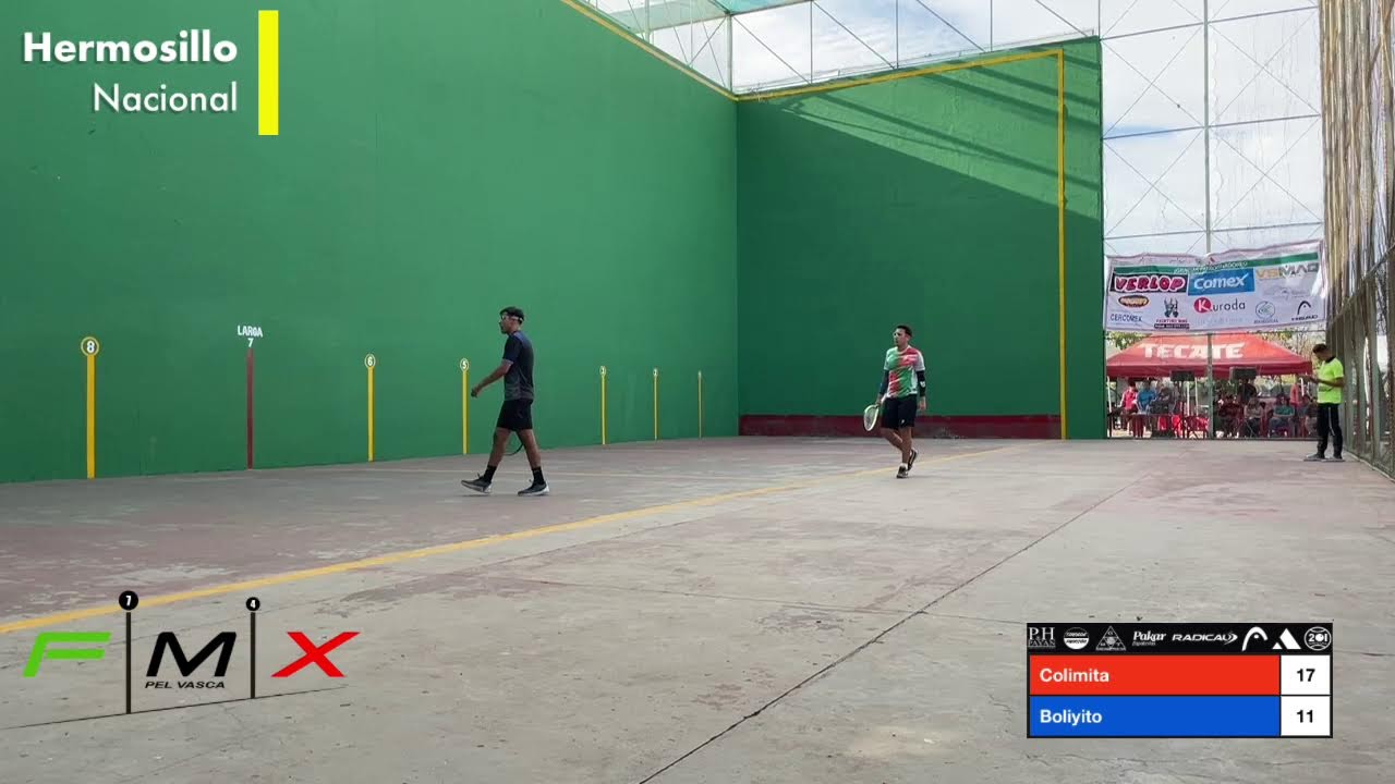 Torneo Nacional de Frontenis Hermosillo, Sonora 2024. Final Individual  Colimita vs Boliyito