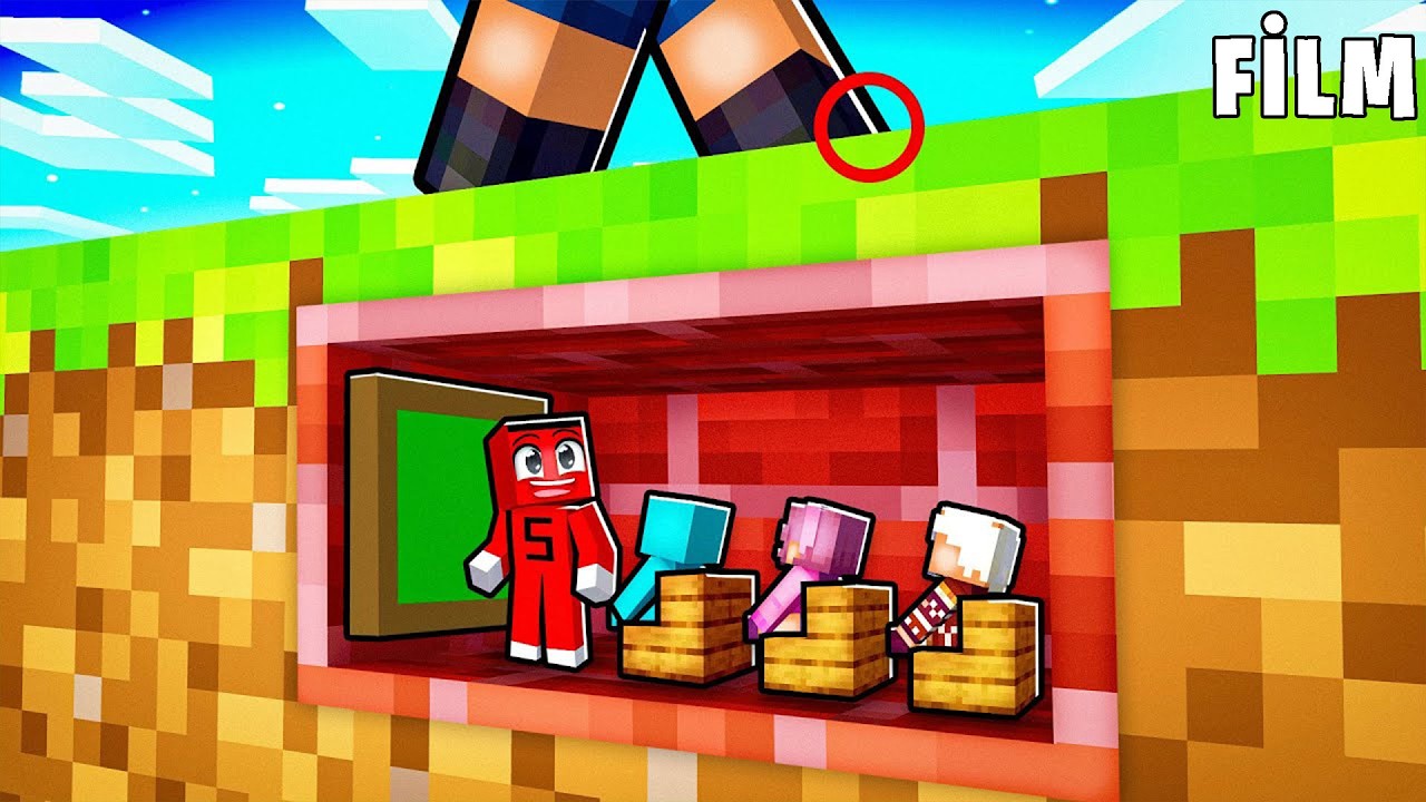 EN GİZLİ MİNİ TROLL OKULUNU BULDUM !! - Minecraft