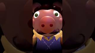 ROBLOX PIGGY HELLO NEIGHBOR JUMPSCARE - Roblox Piggy Animation #shorts