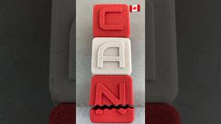 Made With Sand: Canada Colors Red White Red And Abbreviation🇨🇦🇨🇦🇨🇦🇨🇦