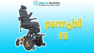 Permobil F3 in Yellow with All Electric Functions - Review # 8735