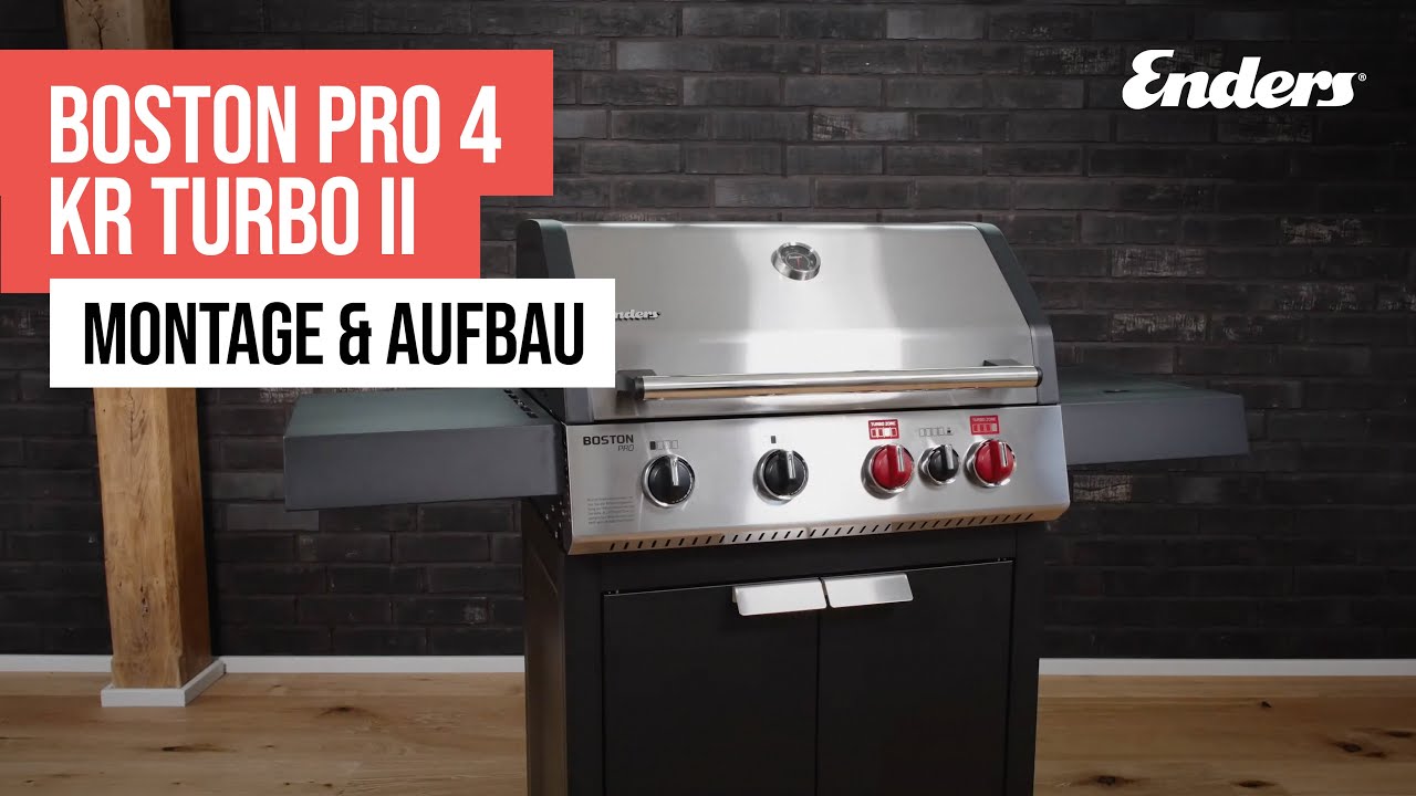 Enders Gasgrill Boston Pro 4 Kr Turbo Ii Aufbauanleitung ENDERS Boston Pro 4 KR Turbo II - Montage / Aufbau - YouTube